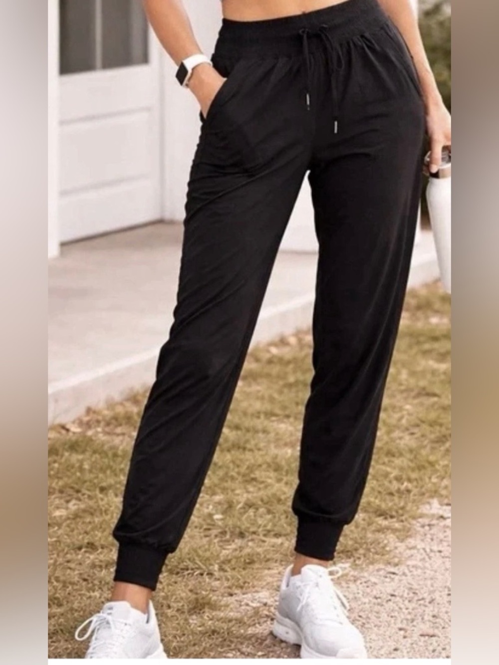 lululemon athletica Black Drawcord Joggers